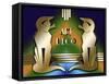 Cat Awards-Art Deco Designs-Framed Stretched Canvas