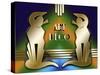 Cat Awards-Art Deco Designs-Stretched Canvas