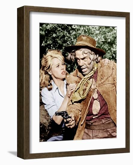 Cat Ballou, Jane Fonda, Lee Marvin, 1965-null-Framed Photo