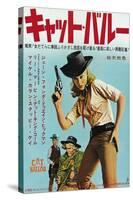 Cat Ballou, Japanese Movie Poster, 1965-null-Stretched Canvas