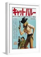 Cat Ballou, Japanese Movie Poster, 1965-null-Framed Art Print