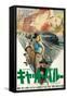Cat Ballou, Japanese Movie Poster, 1965-null-Framed Stretched Canvas