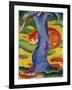 Cat Behind a Tree, 1910/11-Franz Marc-Framed Giclee Print