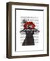 Cat, Black with Fabulous Hat-Fab Funky-Framed Art Print