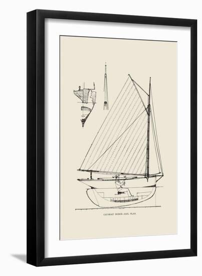 Cat-Boat Dodge-Charles P. Kunhardt-Framed Art Print