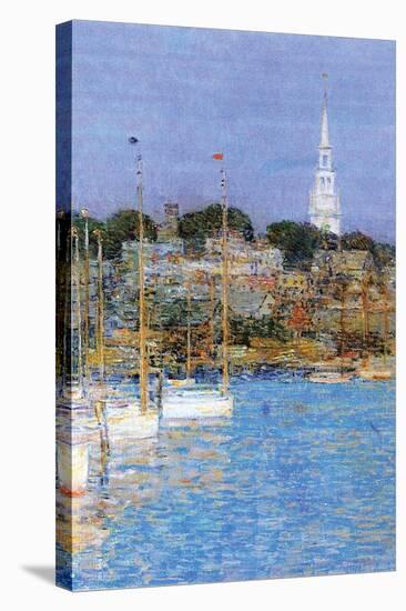 Cat Boats, Newport-Childe Hassam-Stretched Canvas