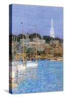 Cat Boats, Newport-Childe Hassam-Stretched Canvas