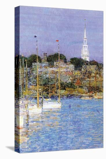 Cat Boats, Newport-Childe Hassam-Stretched Canvas