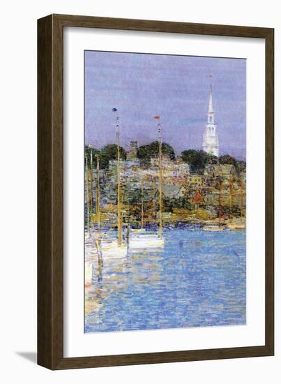 Cat Boats, Newport-Childe Hassam-Framed Art Print