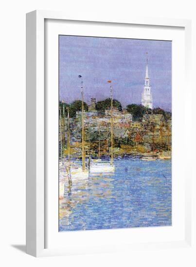 Cat Boats, Newport-Childe Hassam-Framed Art Print