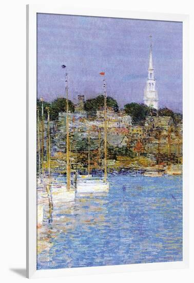 Cat Boats, Newport-Childe Hassam-Framed Art Print