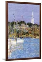 Cat Boats, Newport-Childe Hassam-Framed Art Print