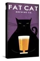 Cat Brewing no Words-Ryan Fowler-Stretched Canvas