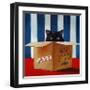 Cat Burglar-Lucia Heffernan-Framed Art Print