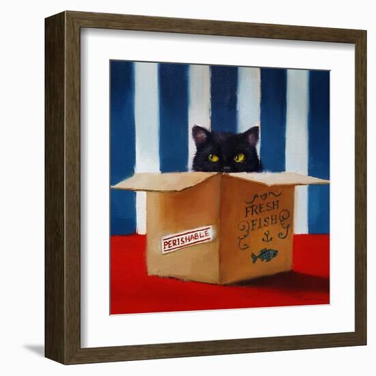 Cat Burglar-Lucia Heffernan-Framed Art Print