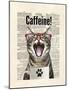 Cat Caffeine-Matt Dinniman-Mounted Art Print