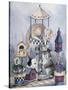 Cat Carousel-Jenny Newland-Stretched Canvas