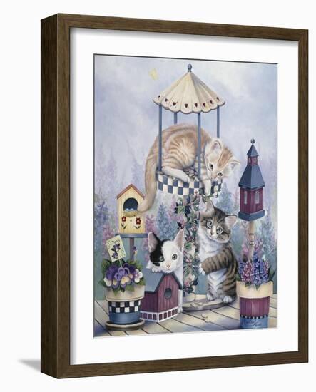 Cat Carousel-Jenny Newland-Framed Giclee Print