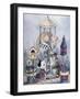 Cat Carousel-Jenny Newland-Framed Giclee Print