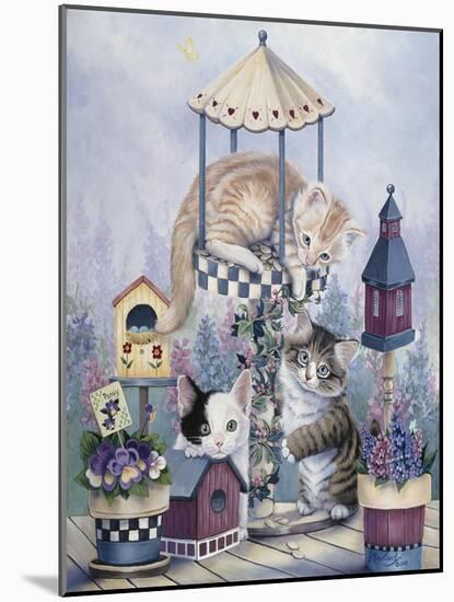 Cat Carousel-Jenny Newland-Mounted Giclee Print