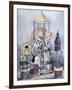 Cat Carousel-Jenny Newland-Framed Giclee Print