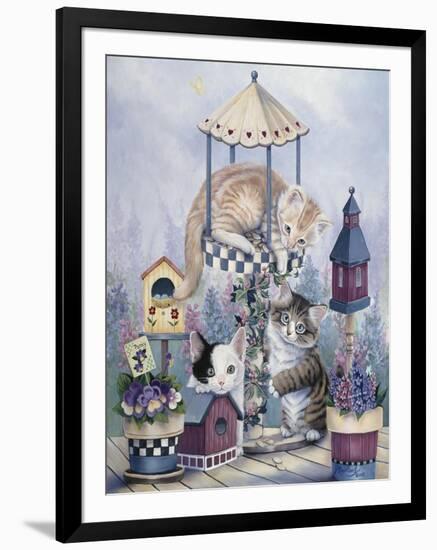 Cat Carousel-Jenny Newland-Framed Giclee Print