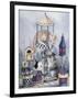 Cat Carousel-Jenny Newland-Framed Giclee Print