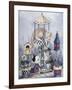 Cat Carousel-Jenny Newland-Framed Giclee Print