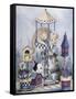 Cat Carousel-Jenny Newland-Framed Stretched Canvas