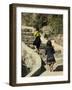 Cat Cat Village Hiking Trail, Sapa, Northern Vietnam, Southeast Asia-Christian Kober-Framed Photographic Print