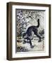 Cat Catching a Flog-Kyosai Kawanabe-Framed Giclee Print