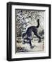 Cat Catching a Flog-Kyosai Kawanabe-Framed Giclee Print