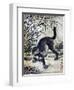 Cat Catching a Flog-Kyosai Kawanabe-Framed Giclee Print