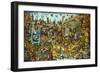 Cat City 2-Bill Bell-Framed Giclee Print