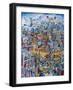 Cat City Blues-Bill Bell-Framed Giclee Print