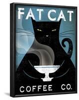 Cat Coffee Co.-Ryan Fowler-Framed Art Print