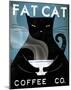 Cat Coffee Co.-Ryan Fowler-Mounted Art Print