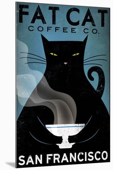 Cat Coffee-Ryan Fowler-Mounted Art Print