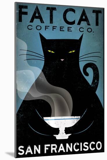 Cat Coffee-Ryan Fowler-Mounted Art Print