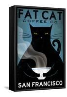 Cat Coffee-Ryan Fowler-Framed Stretched Canvas