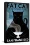 Cat Coffee-Ryan Fowler-Framed Stretched Canvas