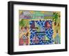 Cat Commune-Kerri Ambrosino-Framed Giclee Print