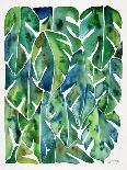 Seafoam Fan Palm Pattern-Cat Coquillette-Framed Giclee Print