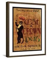 Cat & Crown Pub-Jason Giacopelli-Framed Art Print