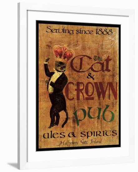 Cat & Crown Pub-Jason Giacopelli-Framed Art Print