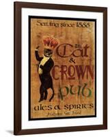 Cat & Crown Pub-Jason Giacopelli-Framed Art Print