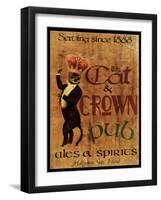 Cat & Crown Pub-Jason Giacopelli-Framed Art Print