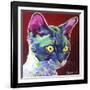 Cat - Devon Rex-Dawgart-Framed Giclee Print