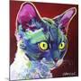 Cat - Devon Rex-Dawgart-Mounted Giclee Print