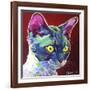 Cat - Devon Rex-Dawgart-Framed Giclee Print